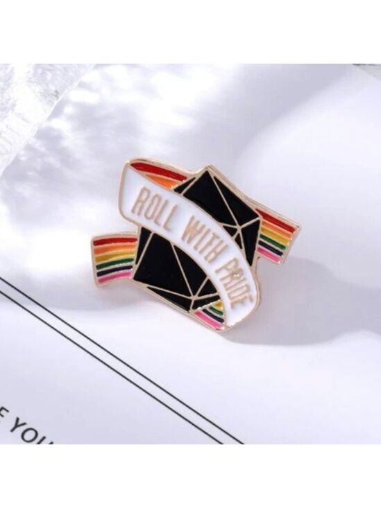Jewelry - 🌈 Pin-- RPG Gamer Pride Rainbow Enameled Alloy